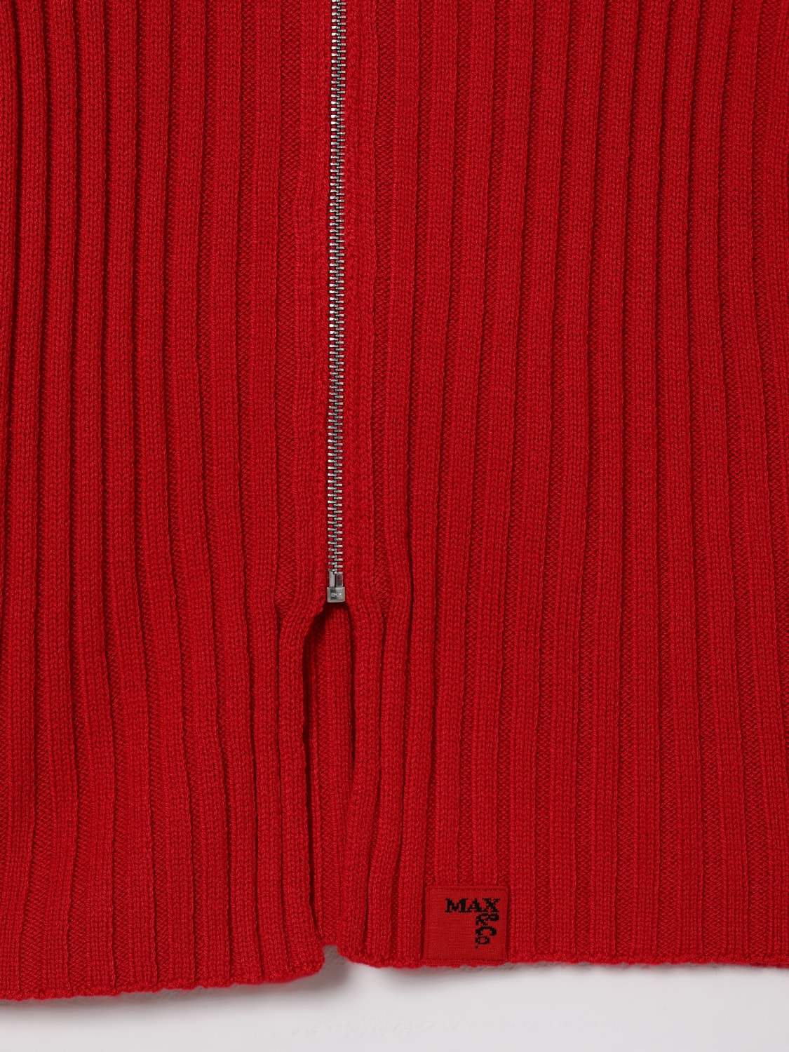 MAX&CO. KID MAGLIA: Cardigan Max&Co. in lana , Rosso - Img 3