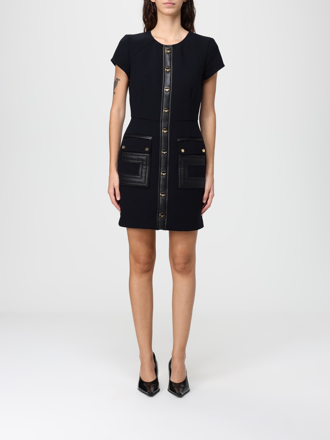 ELISABETTA FRANCHI VESTIDO: Vestido mujer Elisabetta Franchi, Negro - Img 1