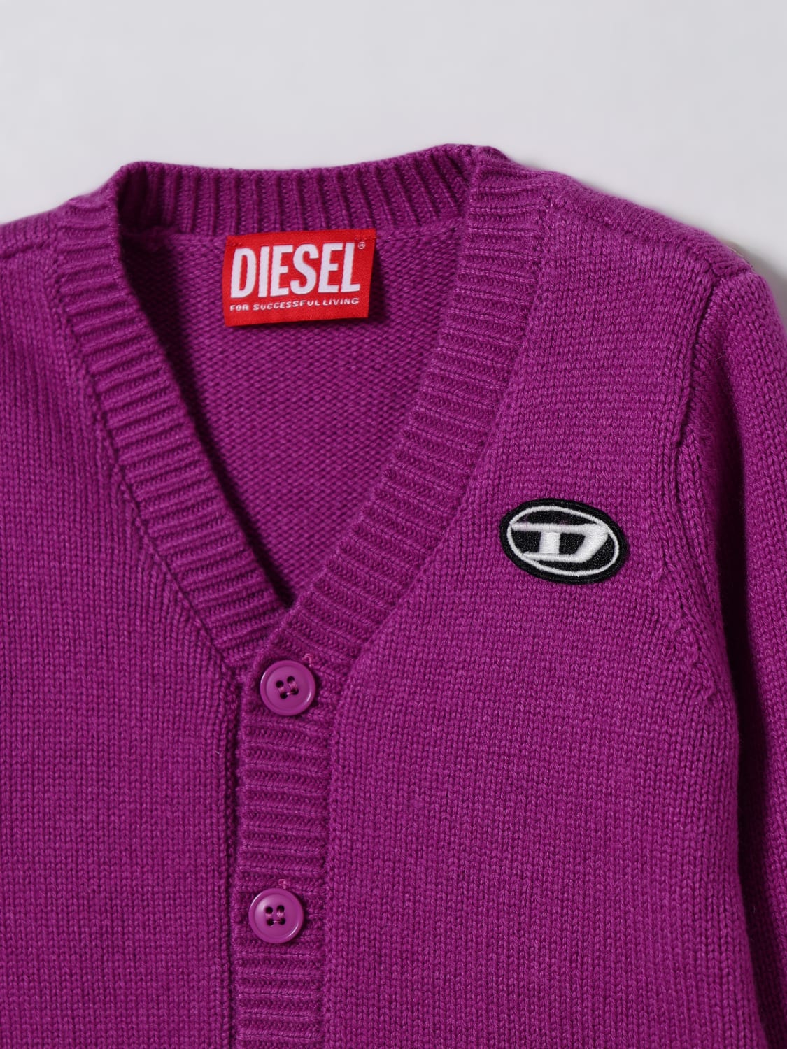 DIESEL SWEATER: Sweater kids Diesel, Fuchsia - Img 3