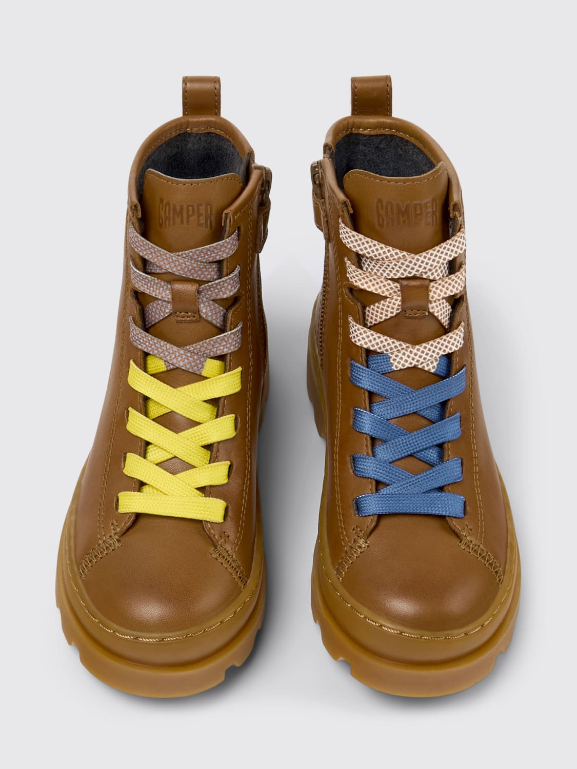 CAMPER CHAUSSURES: Chaussures enfant Camper, Marron - Img 4