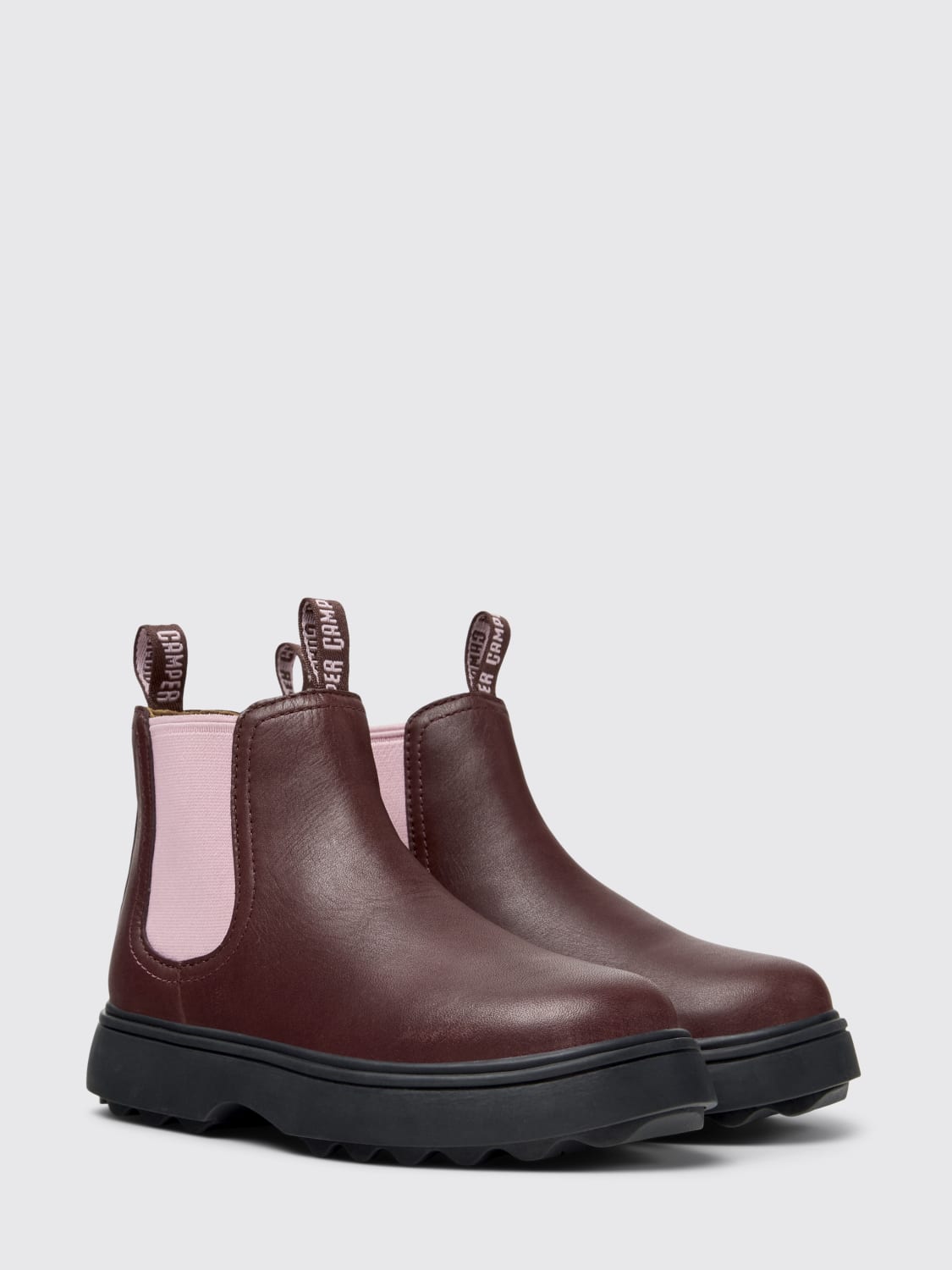 CAMPER SHOES: Shoes kids Camper, Burgundy - Img 2