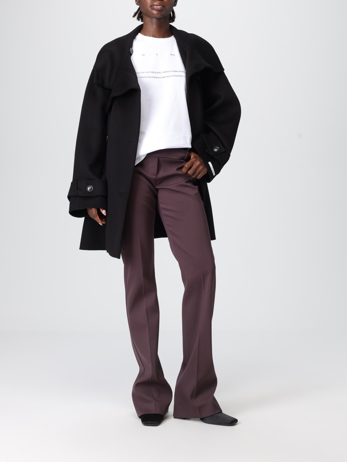 SPORTMAX ABRIGO: Abrigo mujer Sportmax, Negro - Img 2