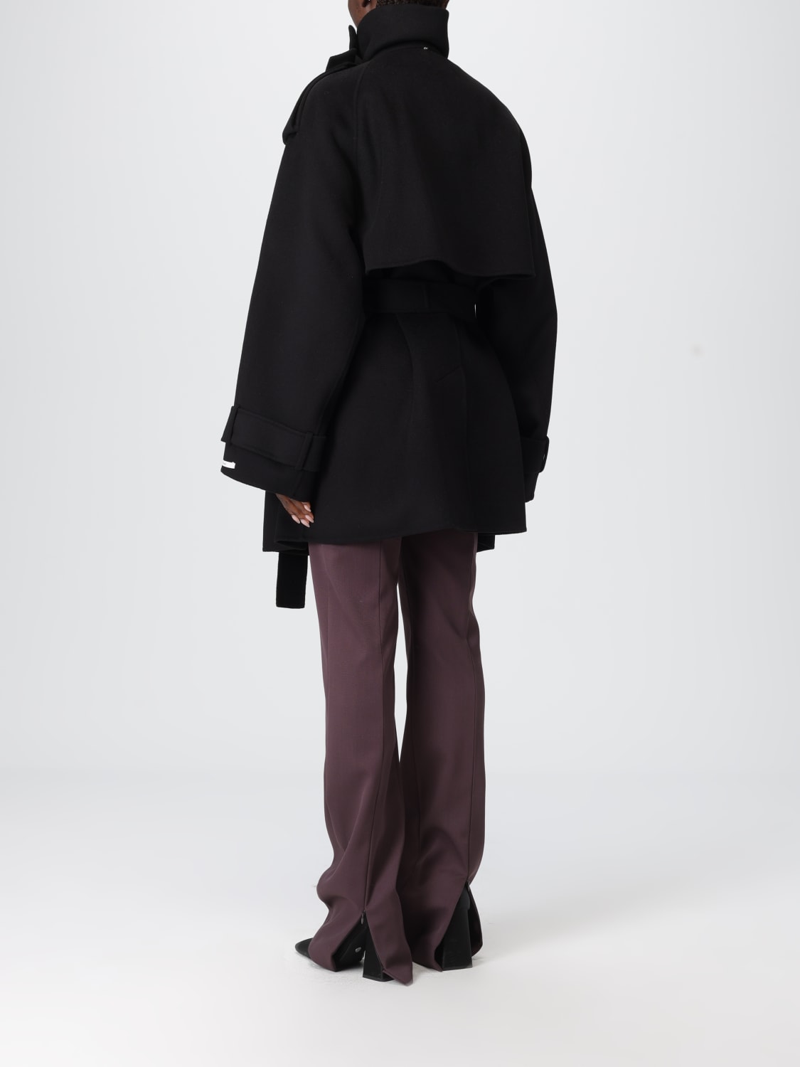 SPORTMAX ABRIGO: Abrigo mujer Sportmax, Negro - Img 3