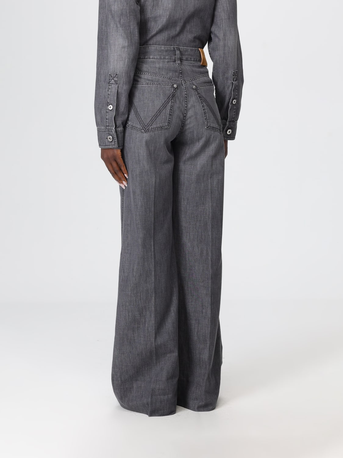 BOTTEGA VENETA JEANS: Hose damen Bottega Veneta, Schwarz - Img 3