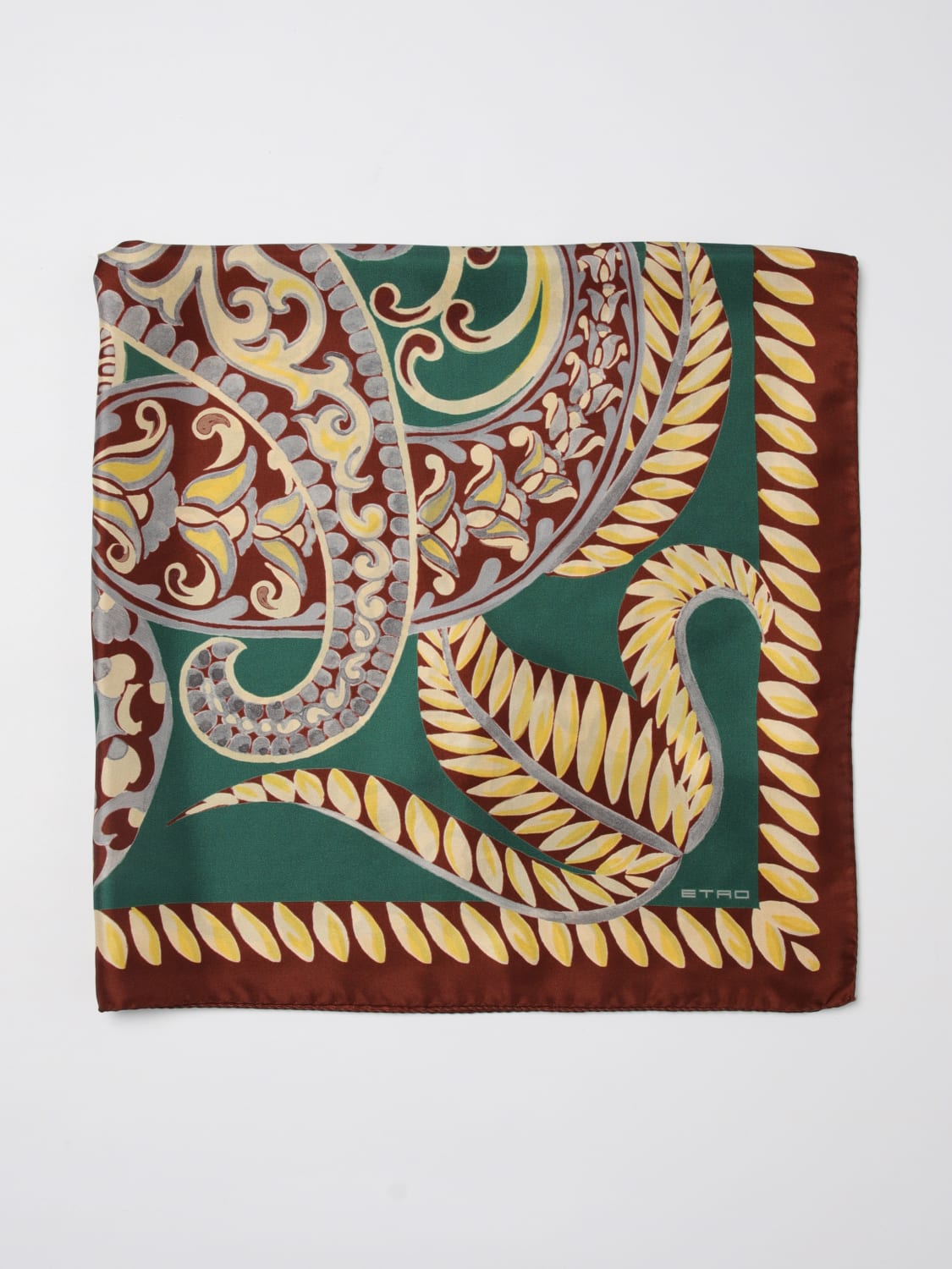 ETRO FOULARD: Foulard Paisley Etro in seta stampata , Fantasia - Img 1
