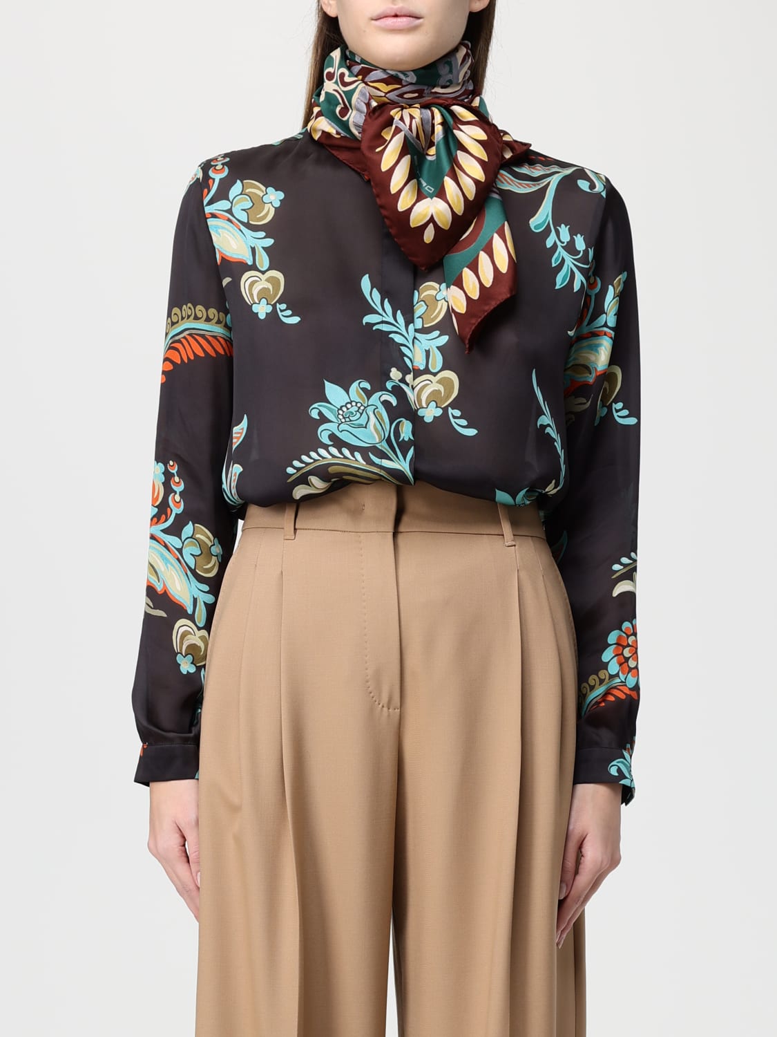 ETRO FOULARD: Foulard Paisley Etro in seta stampata , Fantasia - Img 2