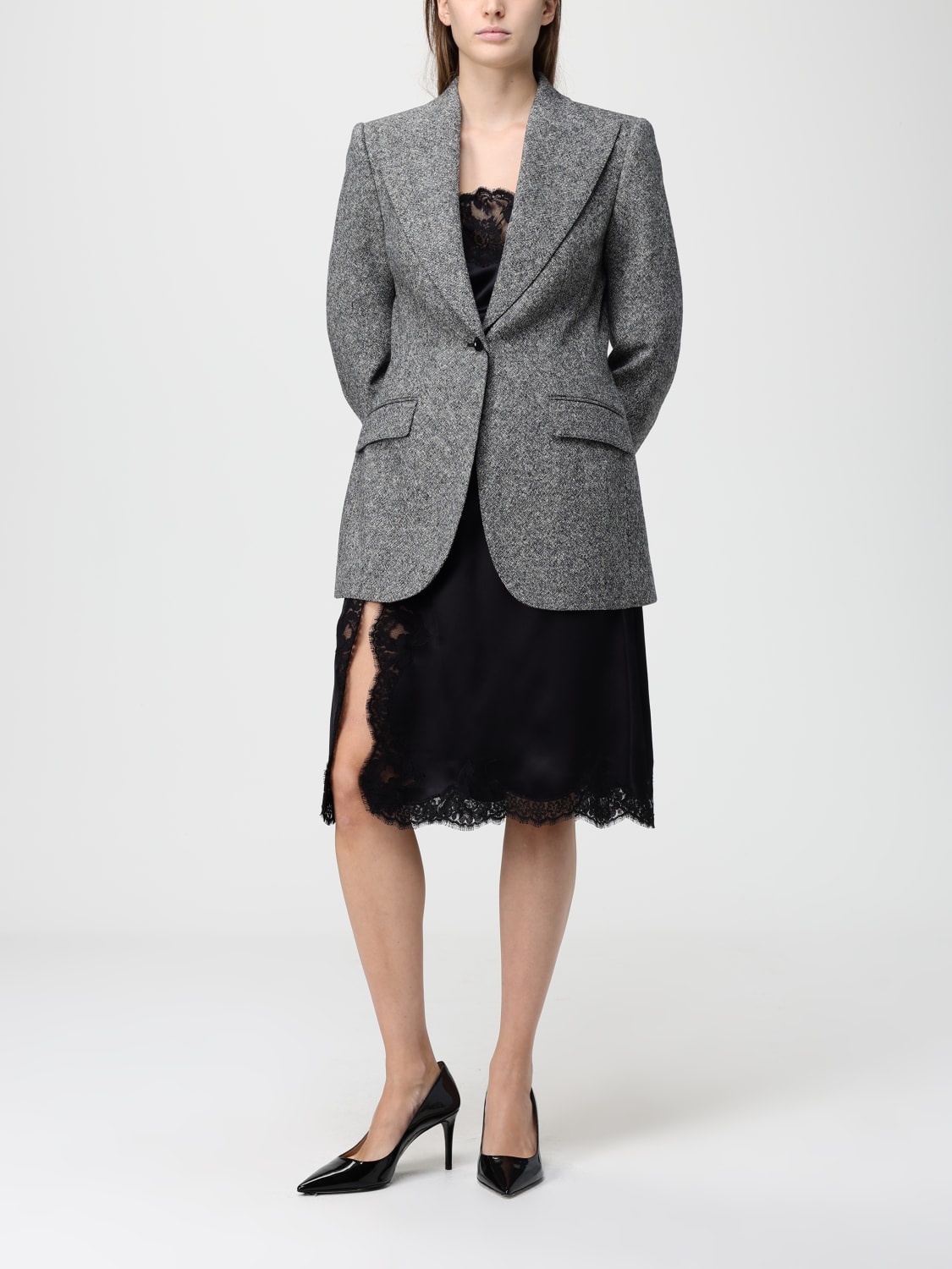 DOLCE & GABBANA JACKET: Jacket woman Dolce & Gabbana, Grey - Img 2