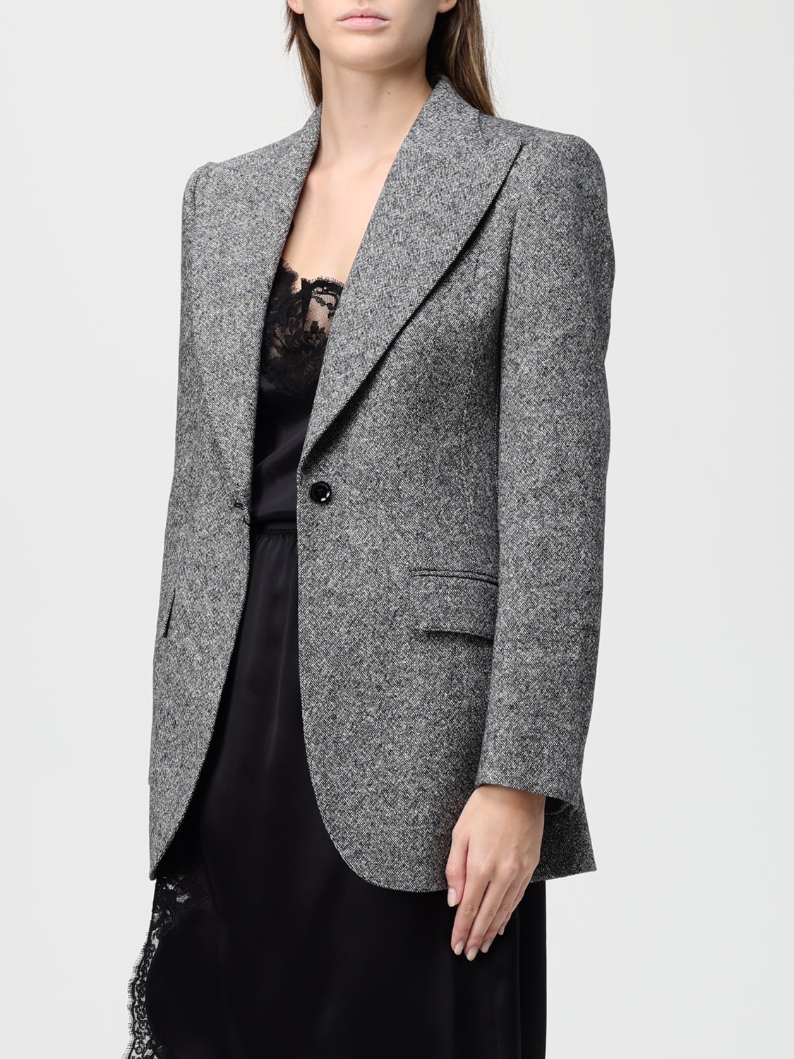 DOLCE & GABBANA JACKET: Jacket woman Dolce & Gabbana, Grey - Img 4