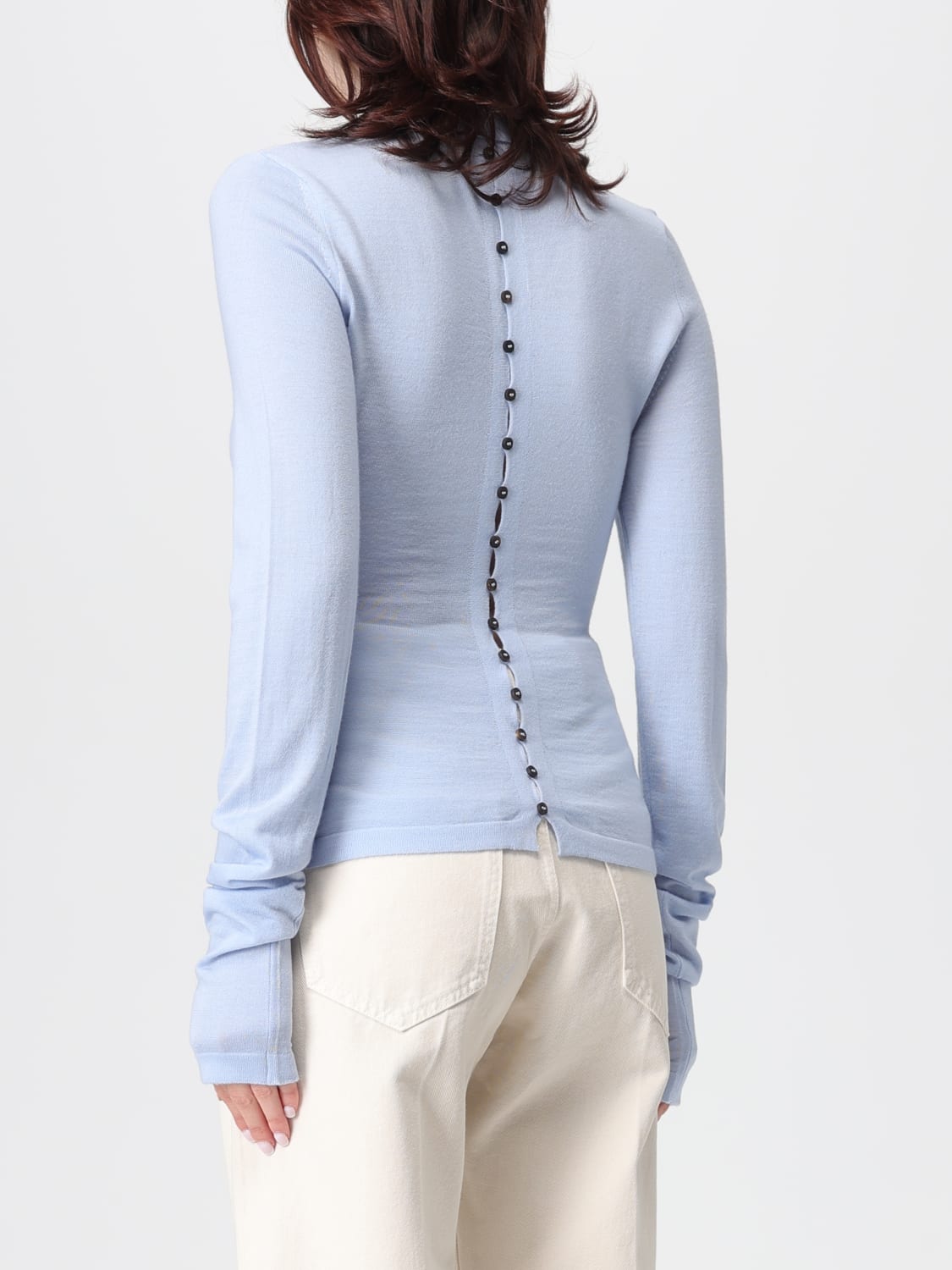 JACQUEMUS POLO: Polo damen Jacquemus, Hellblau - Img 3