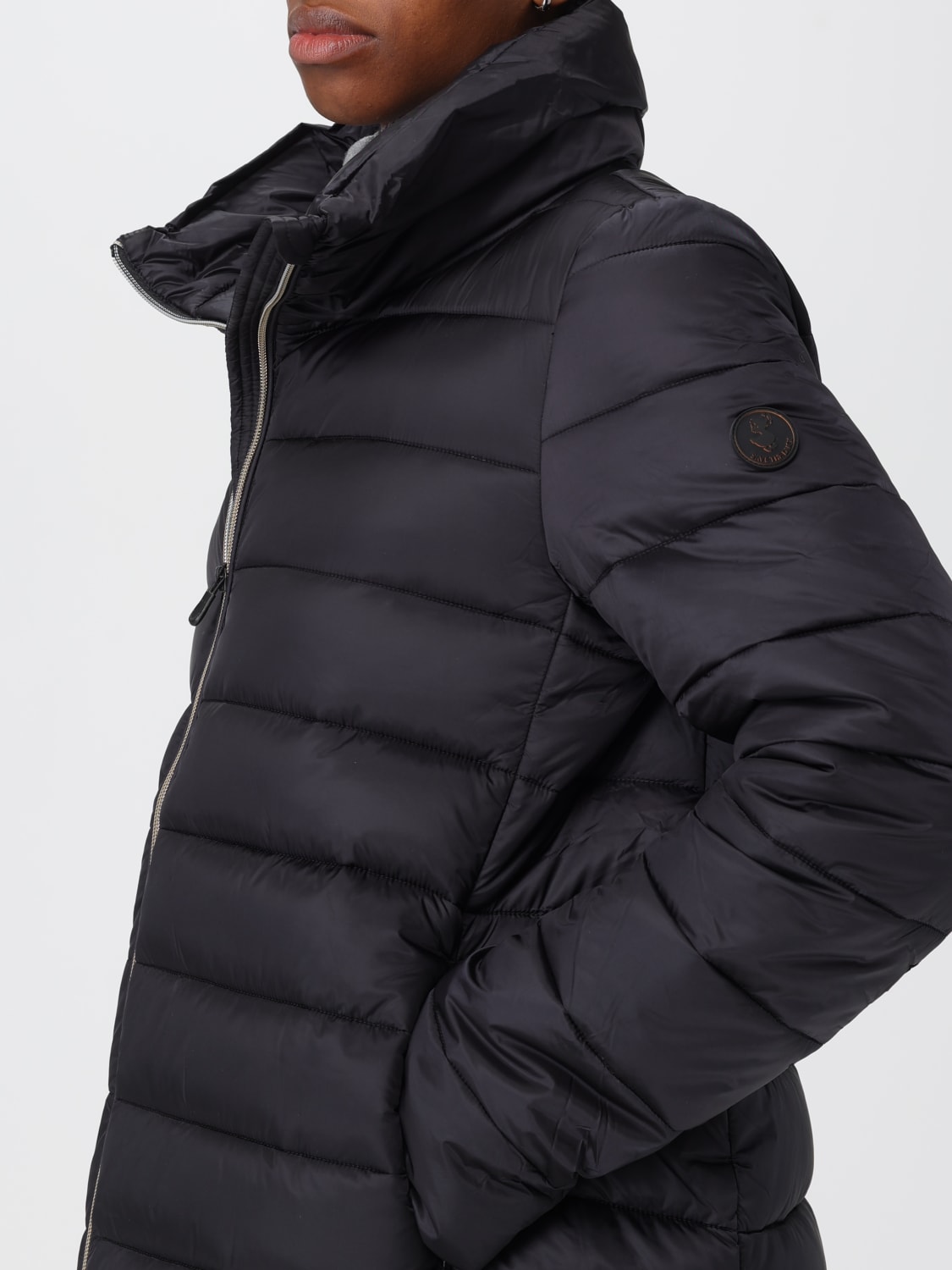 SAVE THE DUCK CHAQUETA: Abrigo mujer Save The Duck, Negro - Img 4