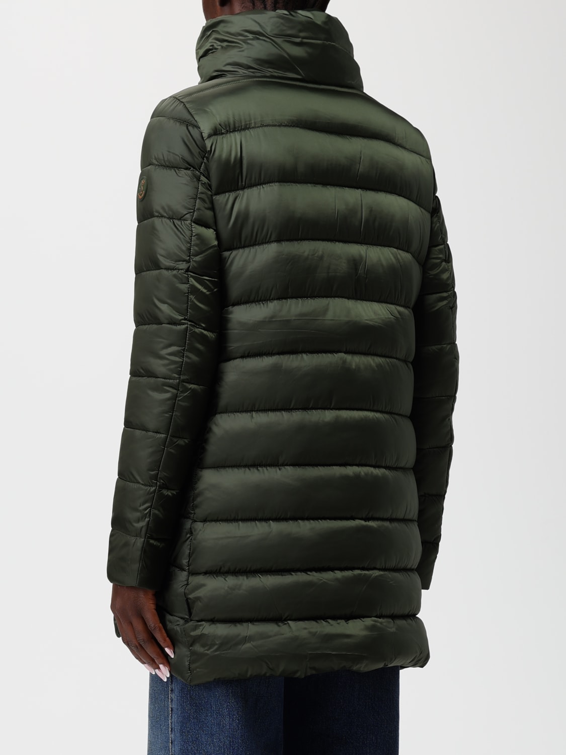 SAVE THE DUCK CHAQUETA: Abrigo mujer Save The Duck, Verde - Img 2