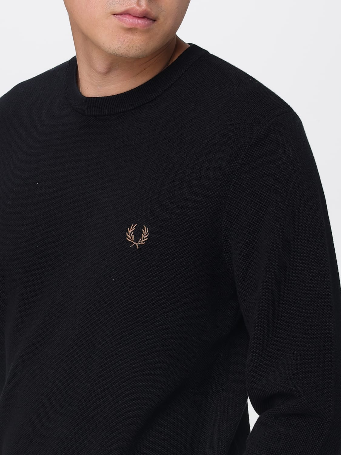 FRED PERRY SWEATER: Sweater men Fred Perry, Black - Img 3