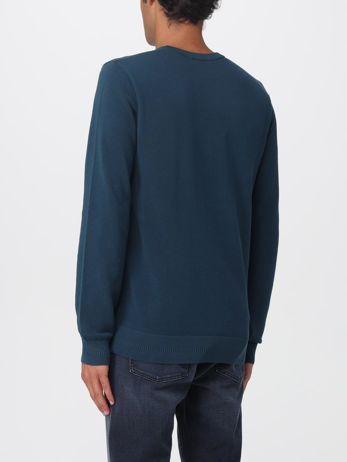 FRED PERRY SWEATER: Sweater men Fred Perry, Blue - Img 2