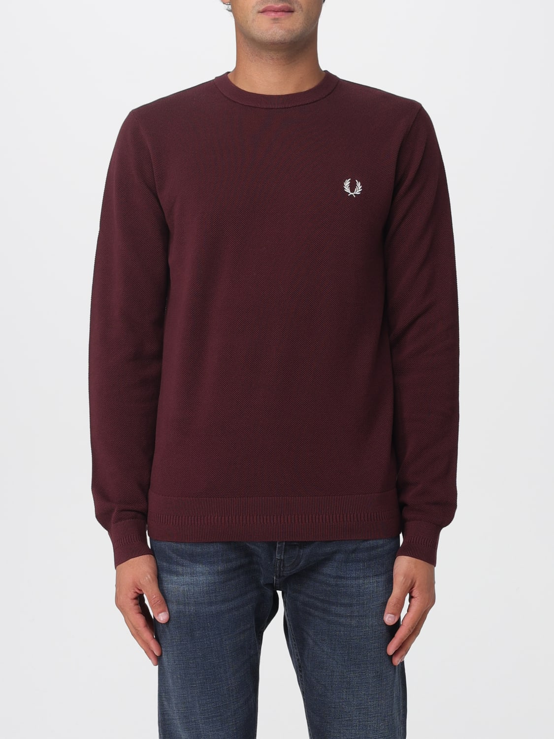 FRED PERRY PULLOVER: Pullover herren Fred Perry, Braun - Img 1