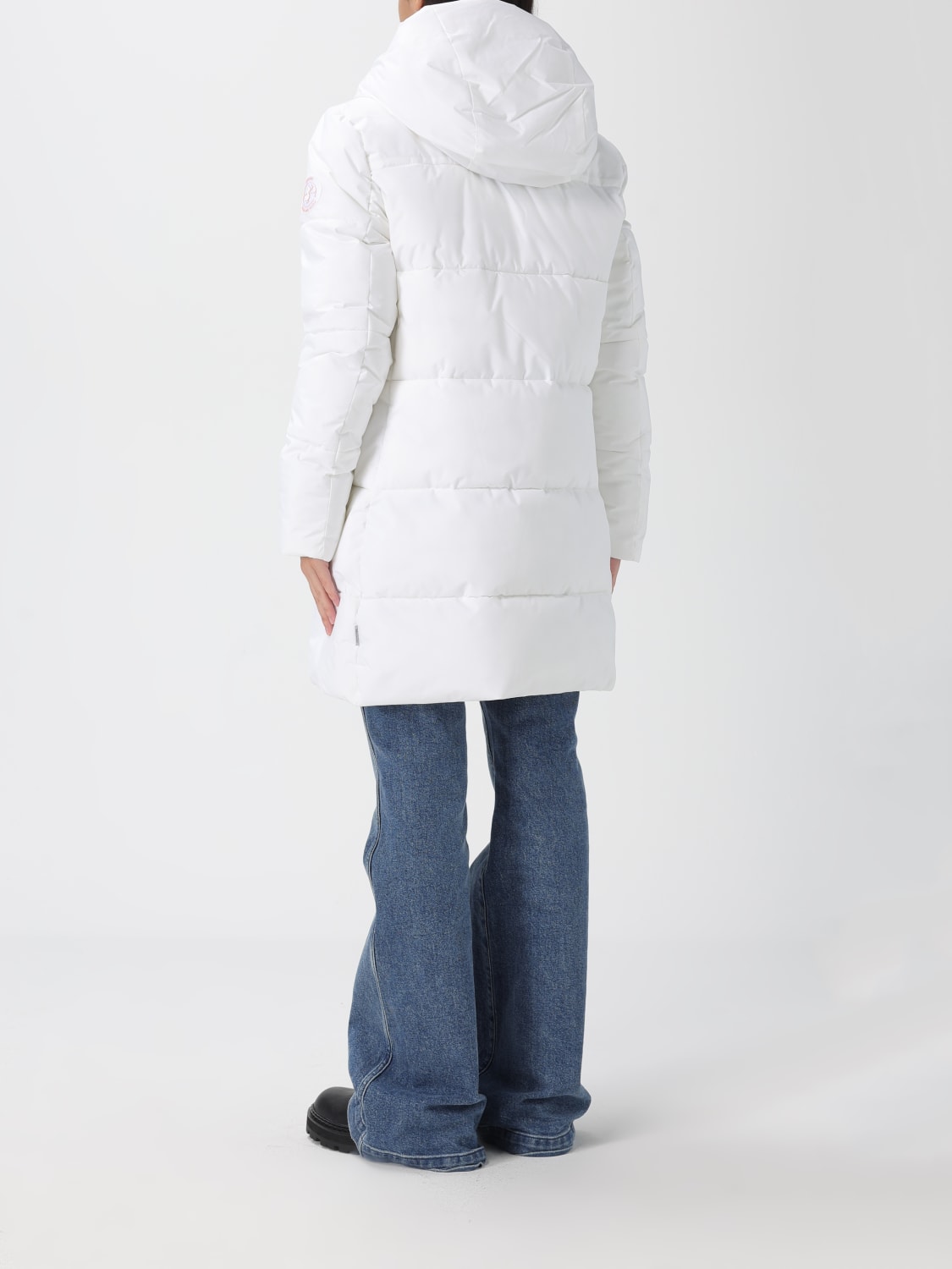 SAVE THE DUCK CHAQUETA: Abrigo mujer Save The Duck, Blanco - Img 2