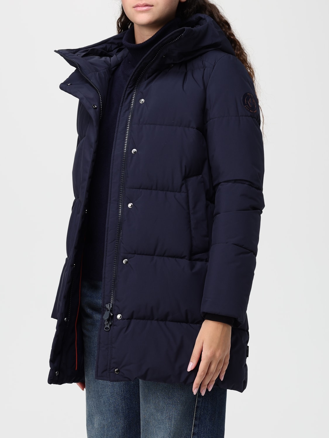 SAVE THE DUCK VESTE: Manteau femme Save The Duck, Bleu - Img 3
