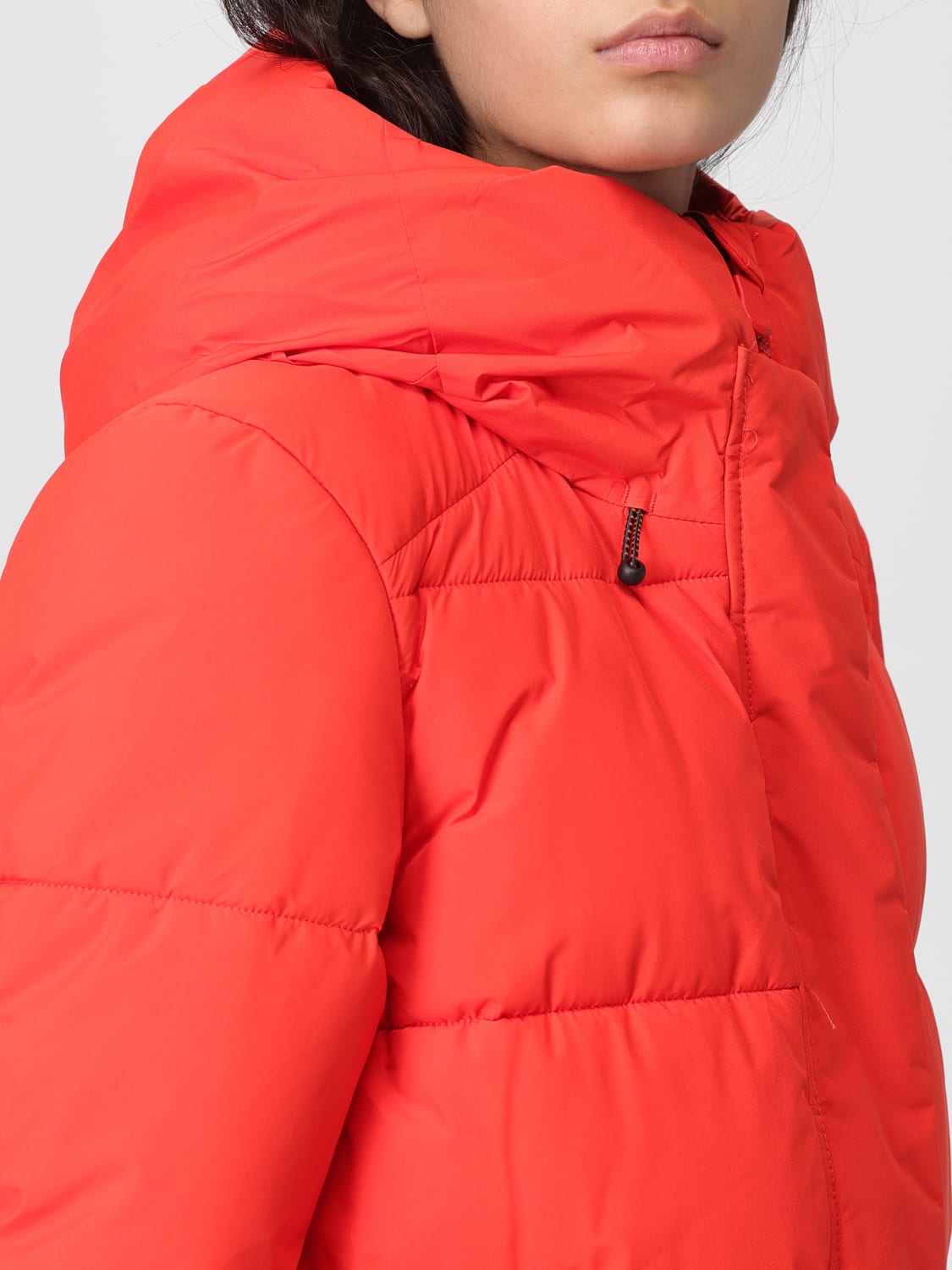 SAVE THE DUCK VESTE: Manteau femme Save The Duck, Rouge - Img 4