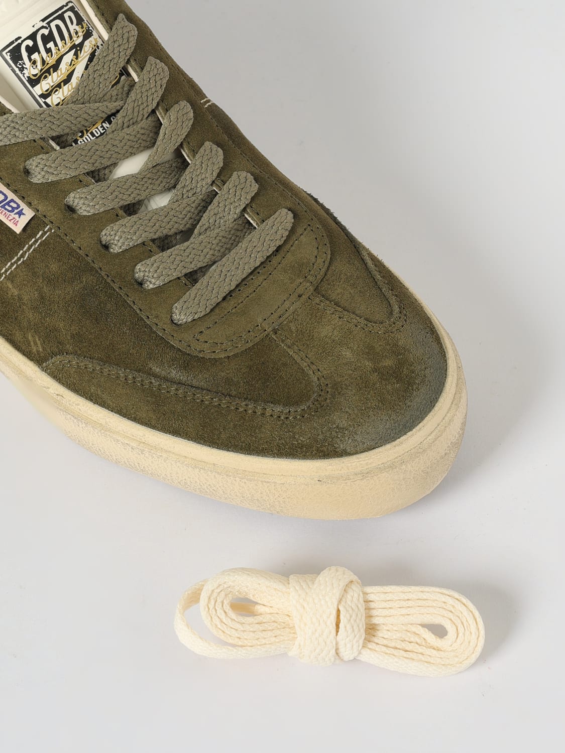 GOLDEN GOOSE SNEAKERS: Sneakers men Golden Goose, Green - Img 4