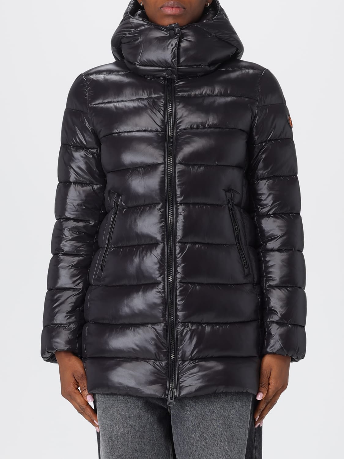 SAVE THE DUCK CHAQUETA: Abrigo mujer Save The Duck, Negro - Img 1