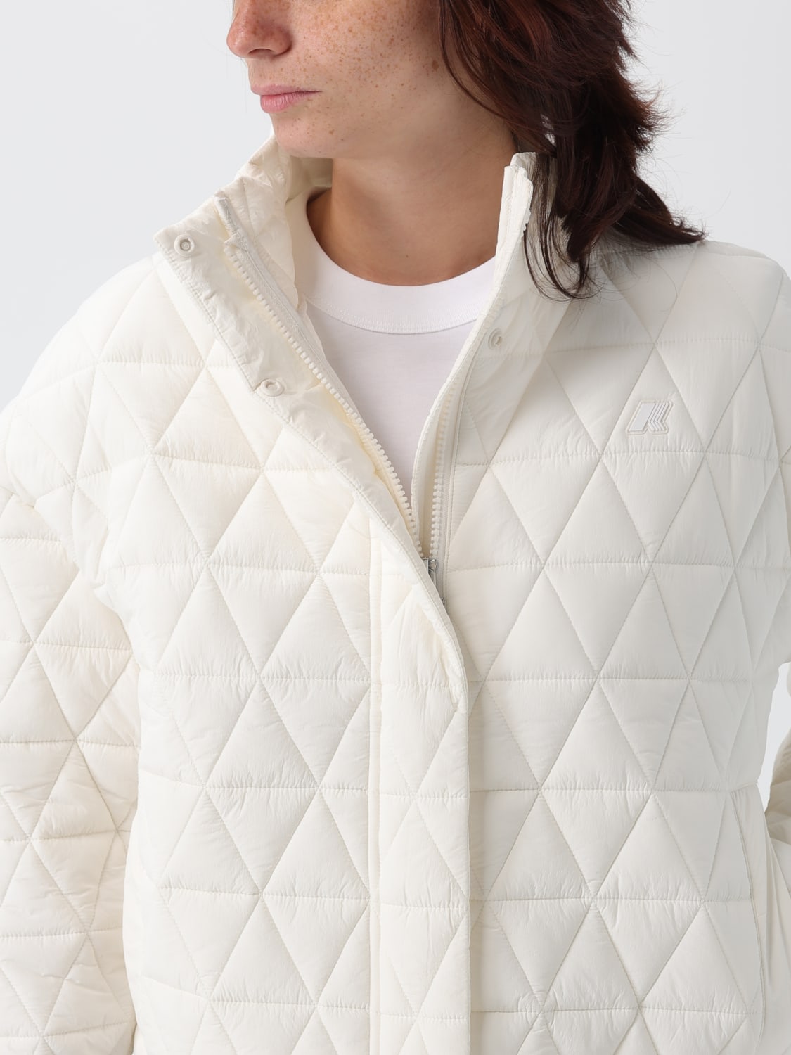 K-WAY КУРТКА: Пальто Женское K-way, Белый - Img 4