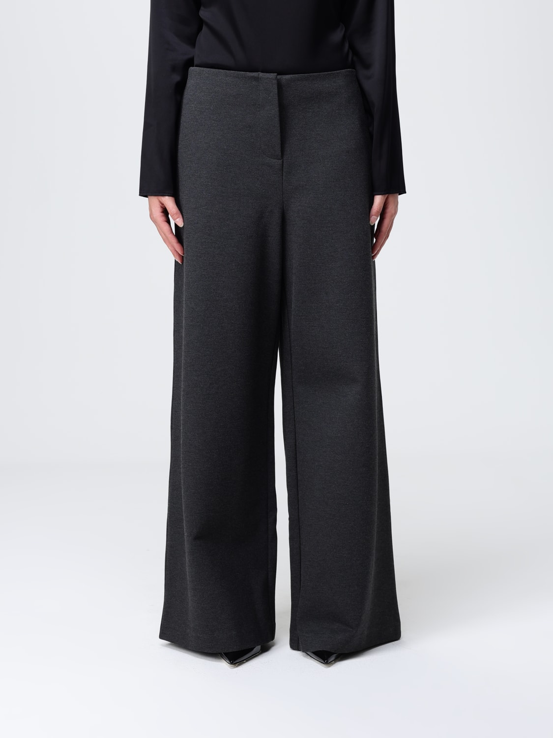 MM MAX MARA PANTALONES: Pantalón mujer Mm Max Mara, Gris - Img 1