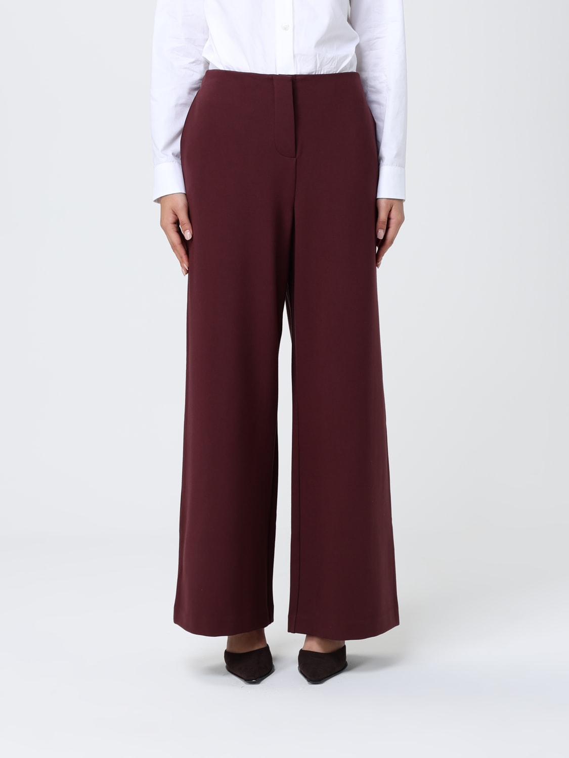 MM MAX MARA PANTALONES: Pantalón mujer Mm Max Mara, Granate - Img 1