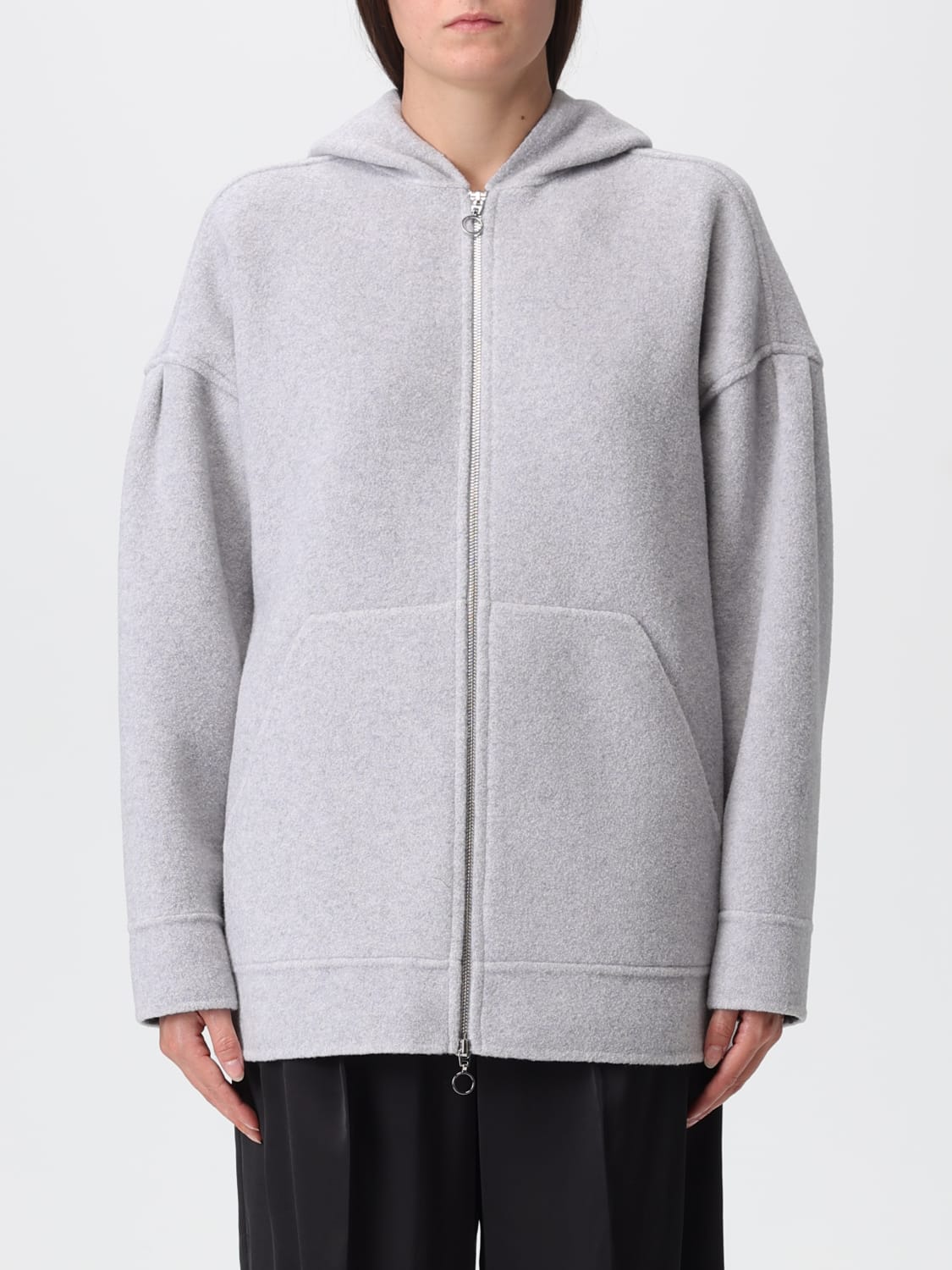MM MAX MARA SWEAT-SHIRT: Blazer femme Mm Max Mara, Gris - Img 1