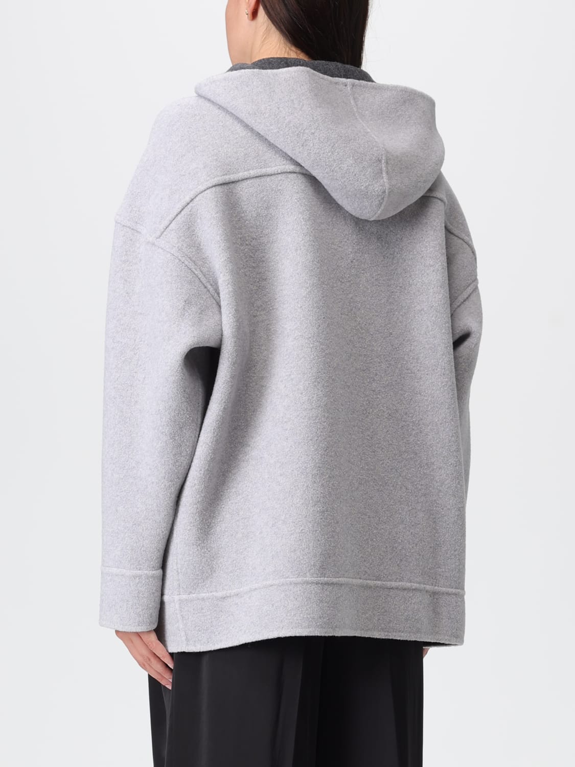 MM MAX MARA SWEAT-SHIRT: Blazer femme Mm Max Mara, Gris - Img 3