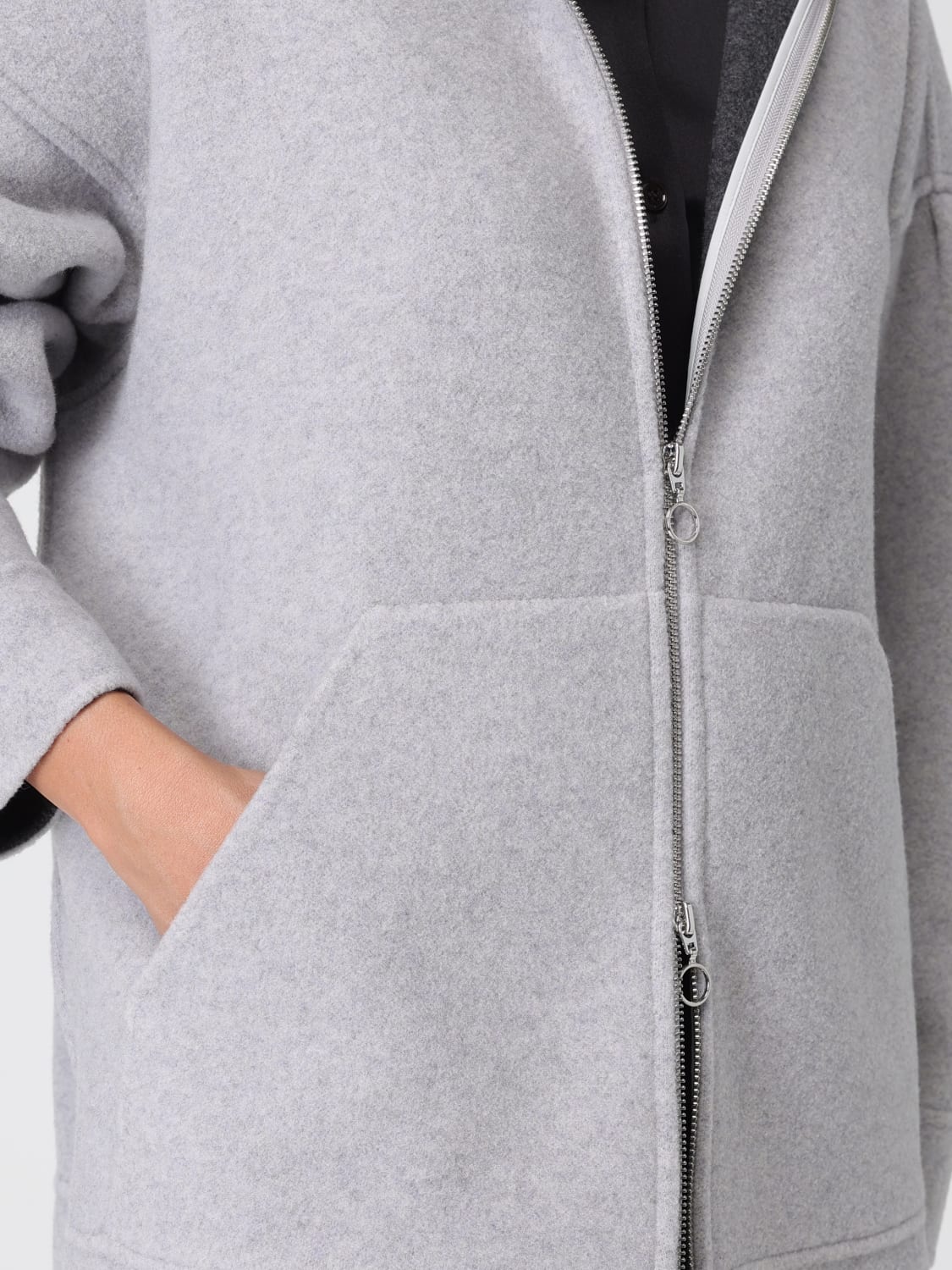 MM MAX MARA SWEAT-SHIRT: Blazer femme Mm Max Mara, Gris - Img 5