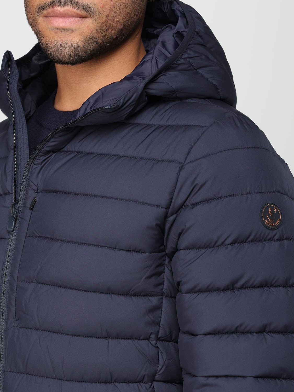 SAVE THE DUCK GIACCA: Giubbotto Save The Duck in nylon trapuntato , Blue - Img 4