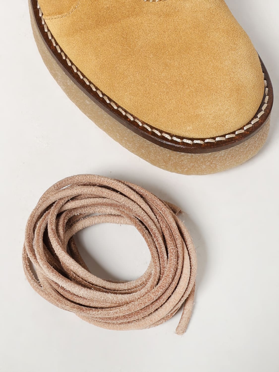 WOOLRICH BOOTS: Flat ankle boots woman Woolrich, Beige - Img 4