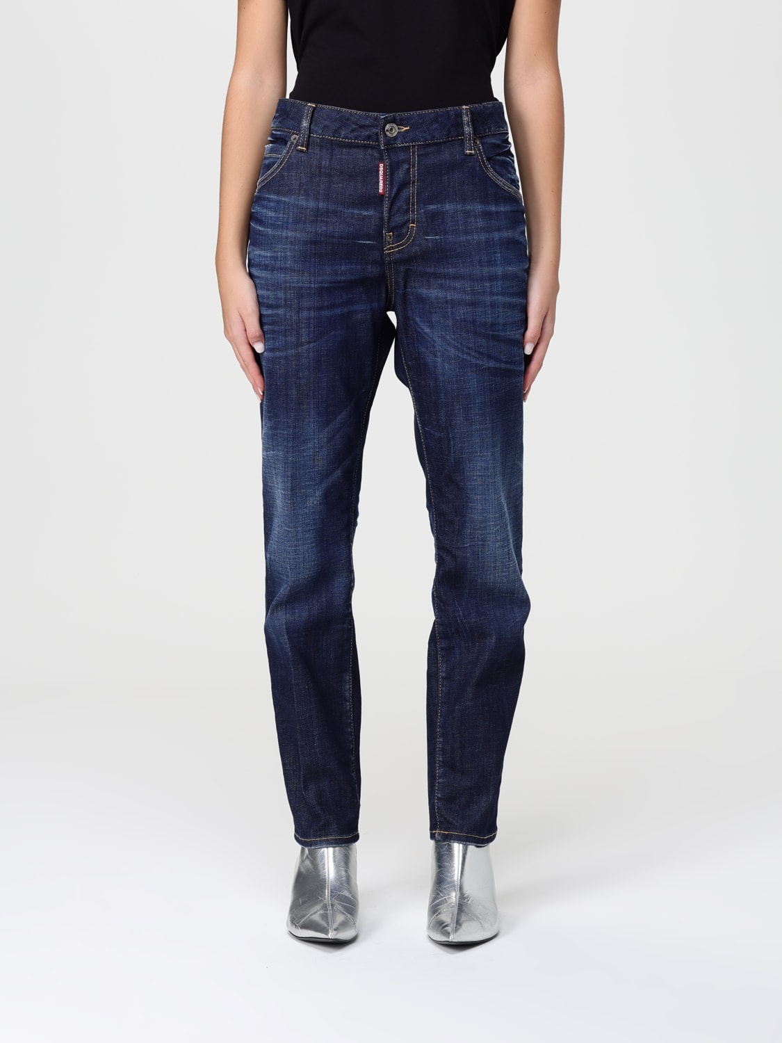 DSQUARED2 JEANS: Jeans woman Dsquared2, Blue - Img 1