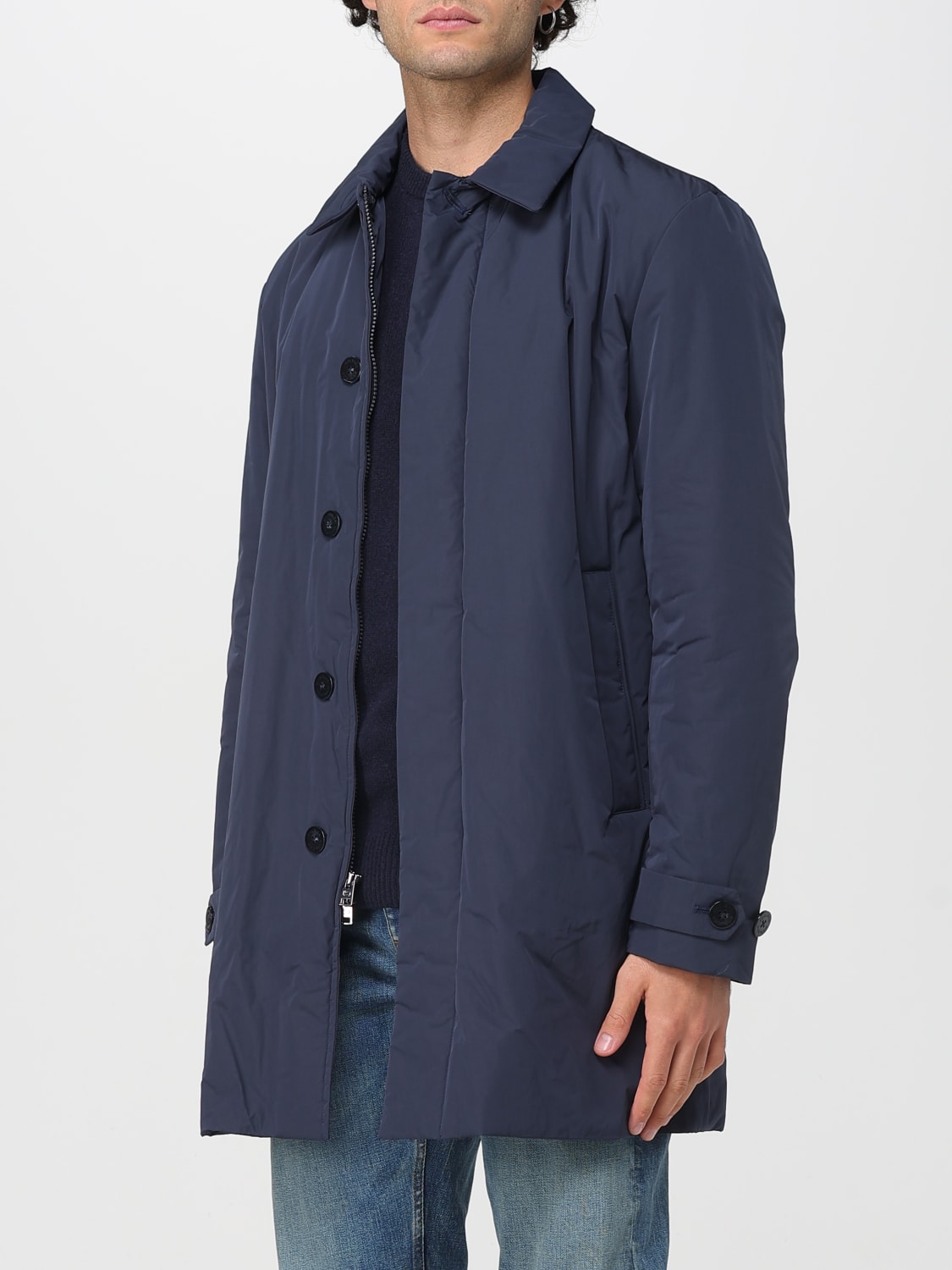 WOOLRICH JACKET: Coat men Woolrich, Blue - Img 3