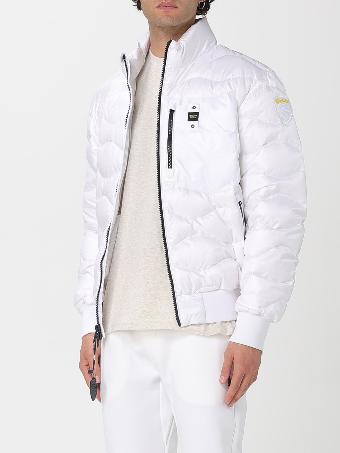 BLAUER JACKET: Jacket men Blauer, White - Img 3
