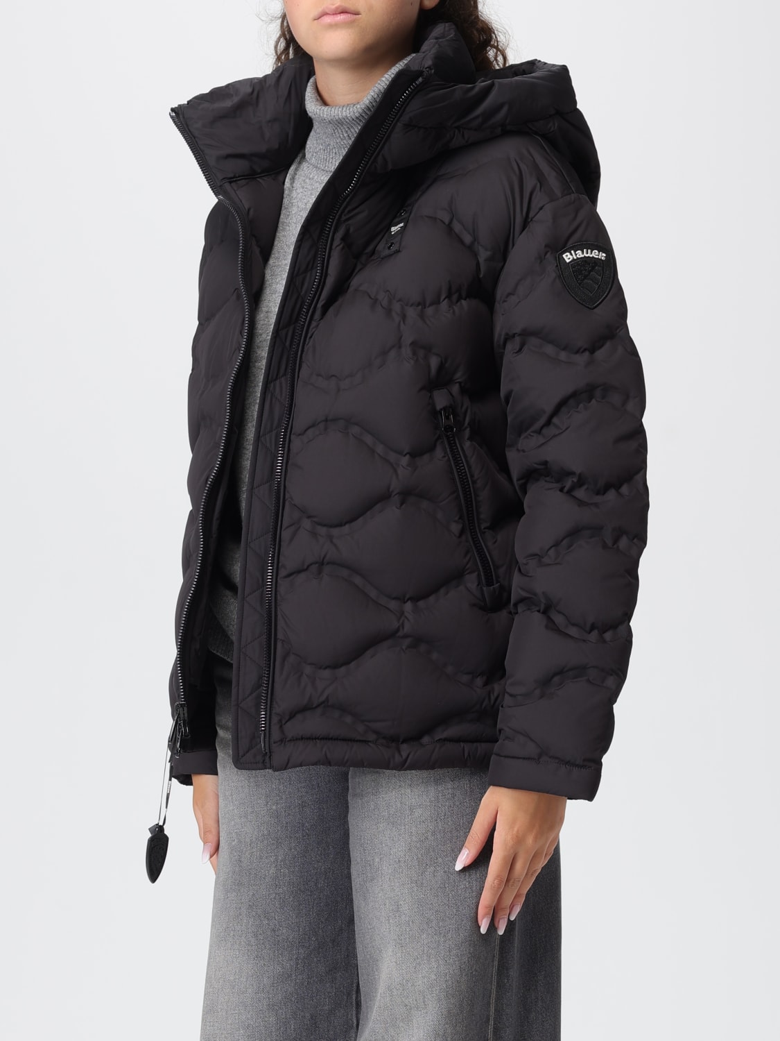 BLAUER VESTE: Veste femme Blauer, Noir - Img 3