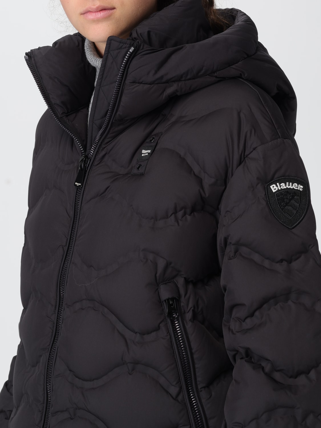 BLAUER VESTE: Veste femme Blauer, Noir - Img 4