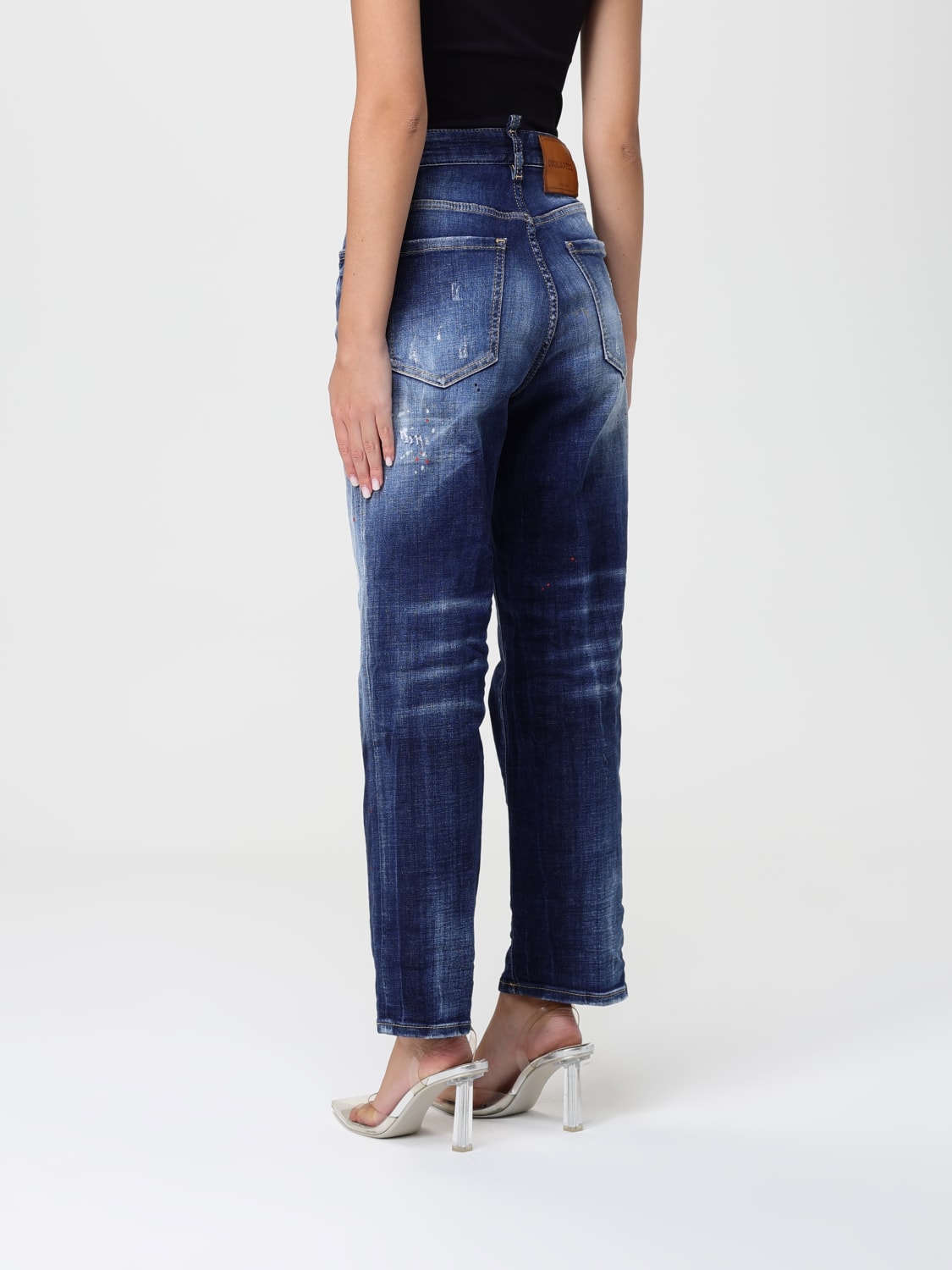 DSQUARED2 VAQUEROS: Vaquero mujer Dsquared2, Azul Oscuro - Img 2