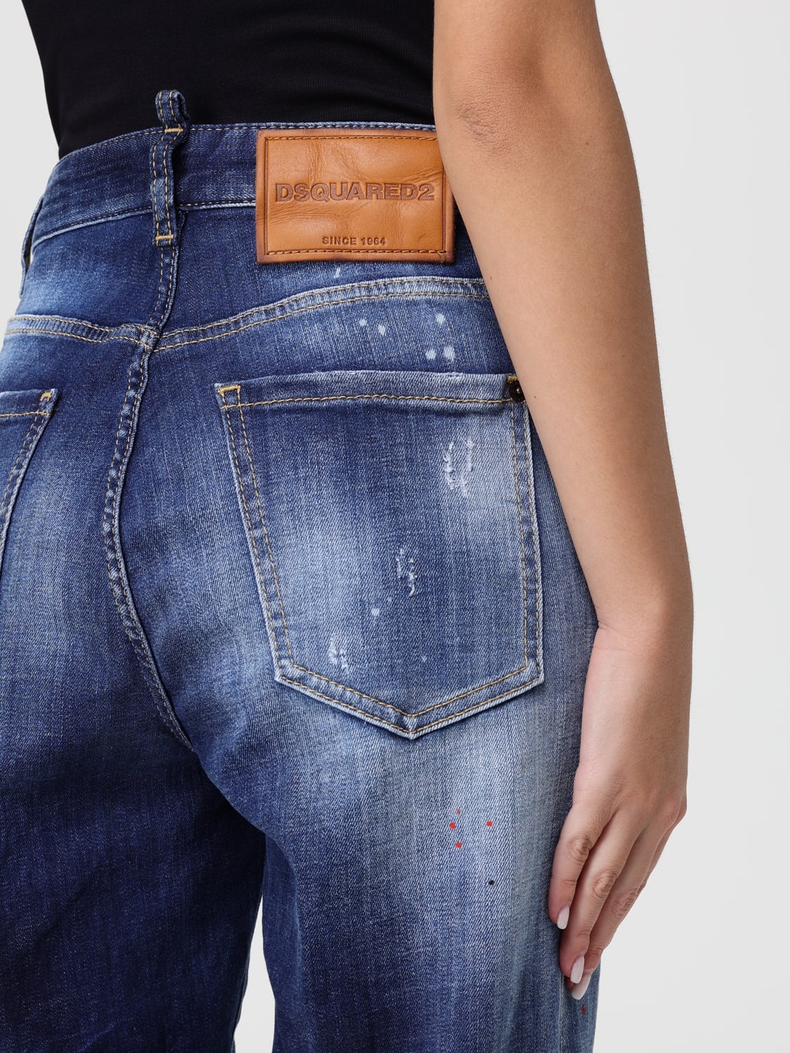 DSQUARED2 VAQUEROS: Vaquero mujer Dsquared2, Azul Oscuro - Img 3