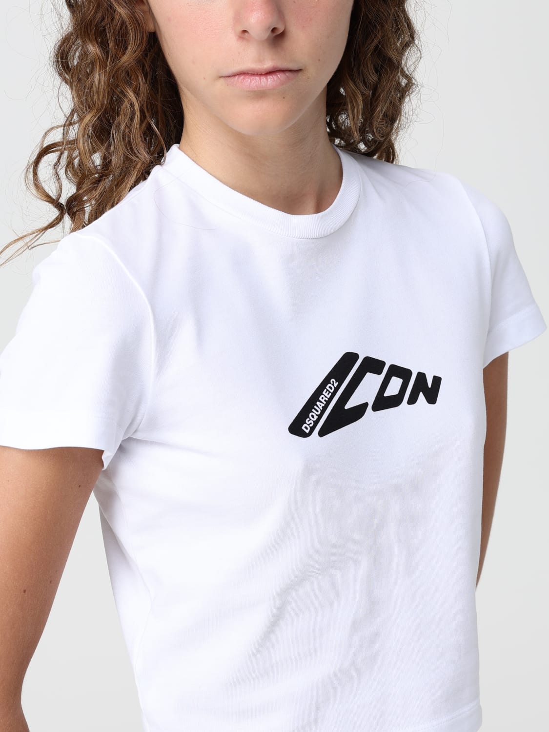 DSQUARED2 T-SHIRT: T-shirt woman Dsquared2, White - Img 3