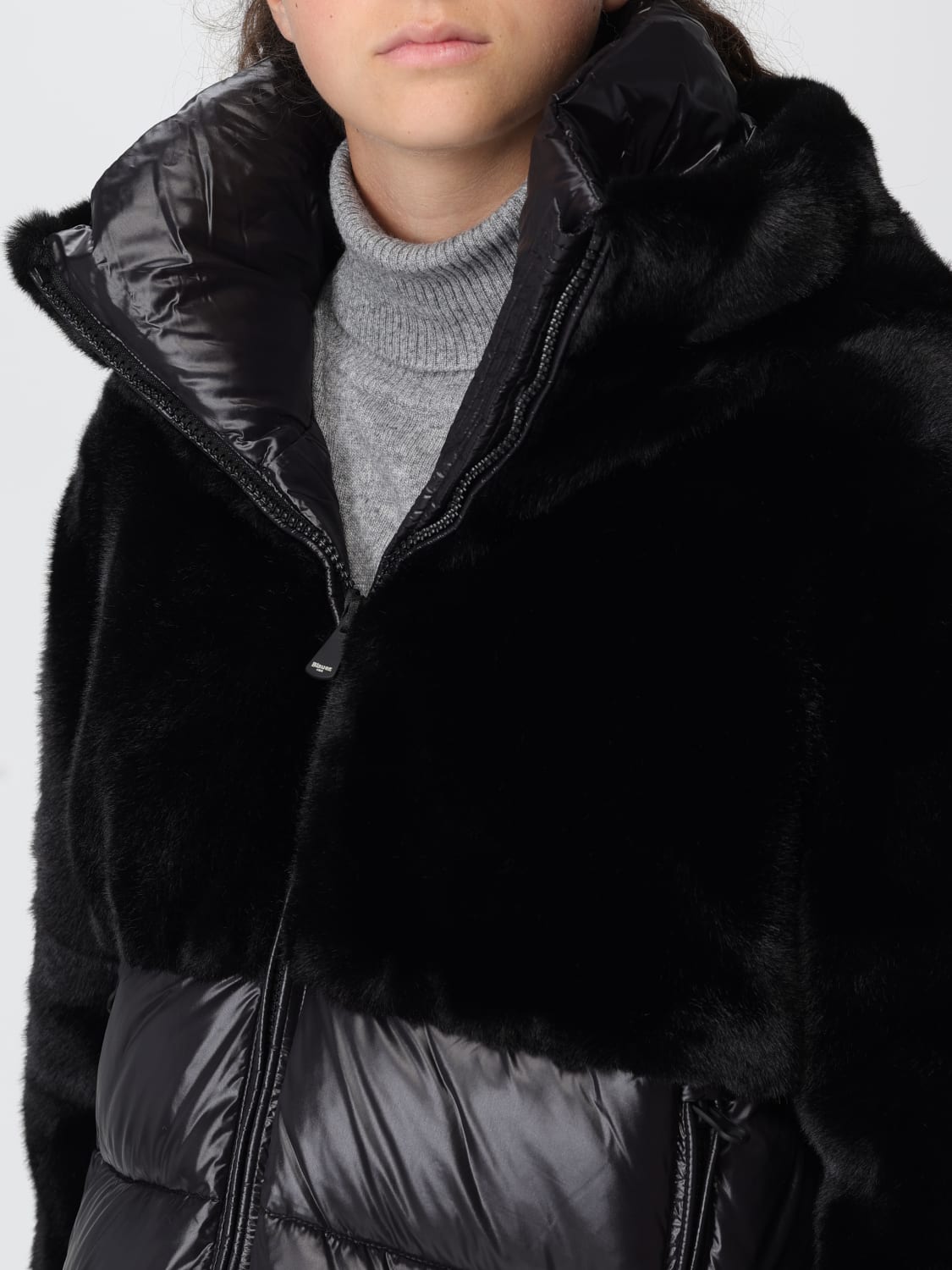 BLAUER JACKET: Jacket woman Blauer, Black - Img 4