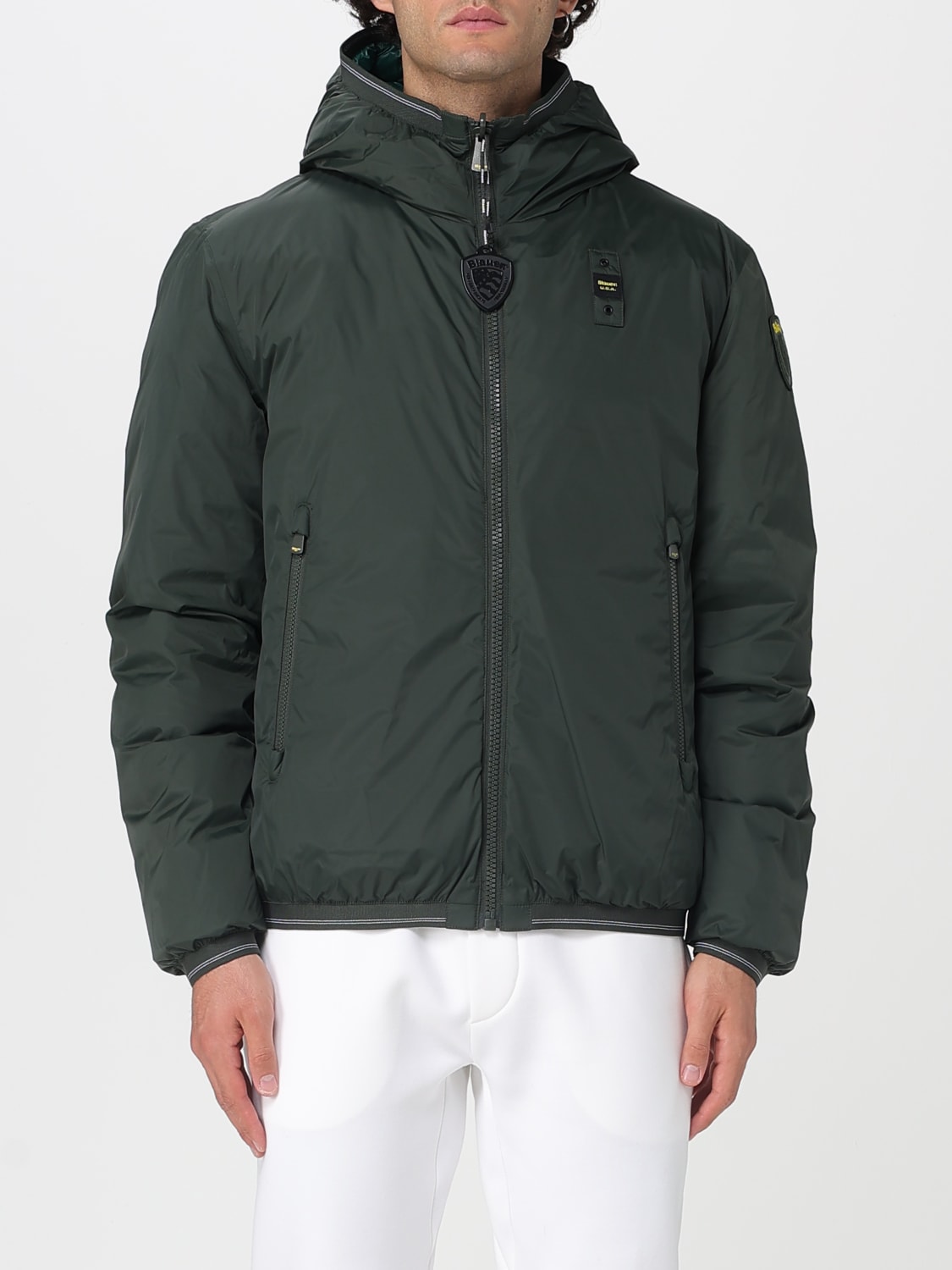 BLAUER КУРТКА: Куртка Мужское Blauer, Зеленый - Img 1