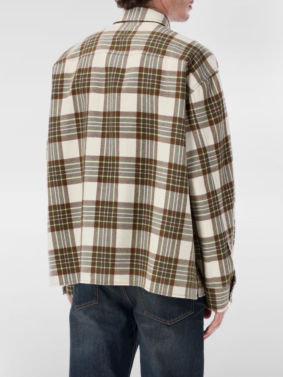 AMI PARIS JACKET: Jacket men Ami Paris, Beige - Img 2