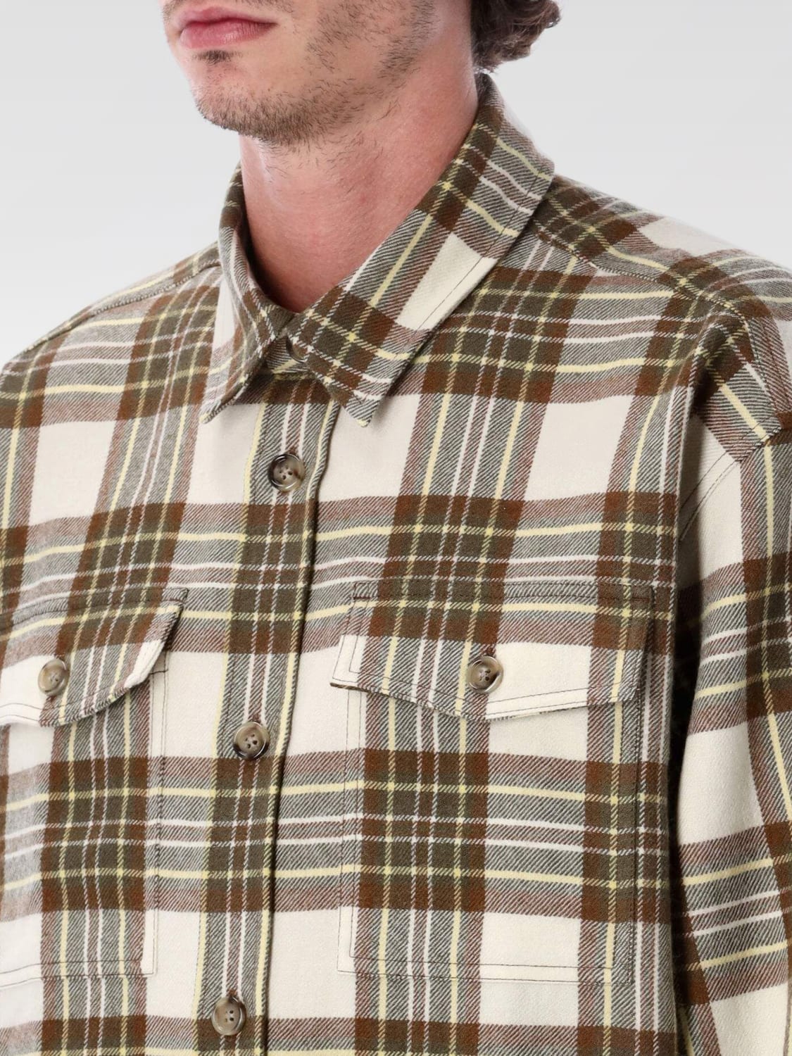 AMI PARIS JACKET: Jacket men Ami Paris, Beige - Img 3