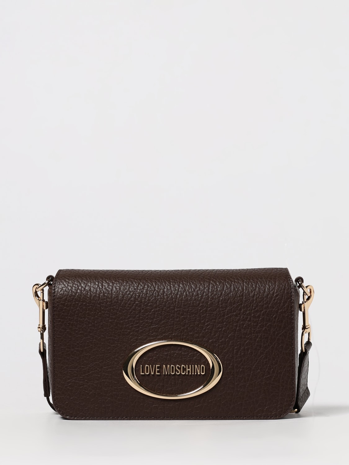 LOVE MOSCHINO SAC BANDOULIÈRE: Sac porté main femme Love Moschino, Marron - Img 1