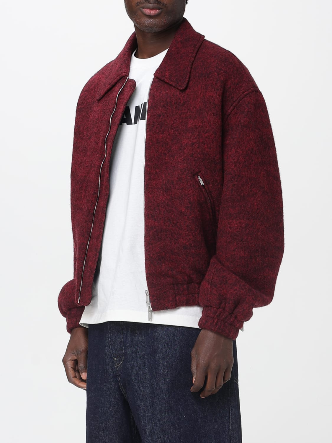 JIL SANDER JACKET: Jacket men Jil Sander, Burgundy - Img 4