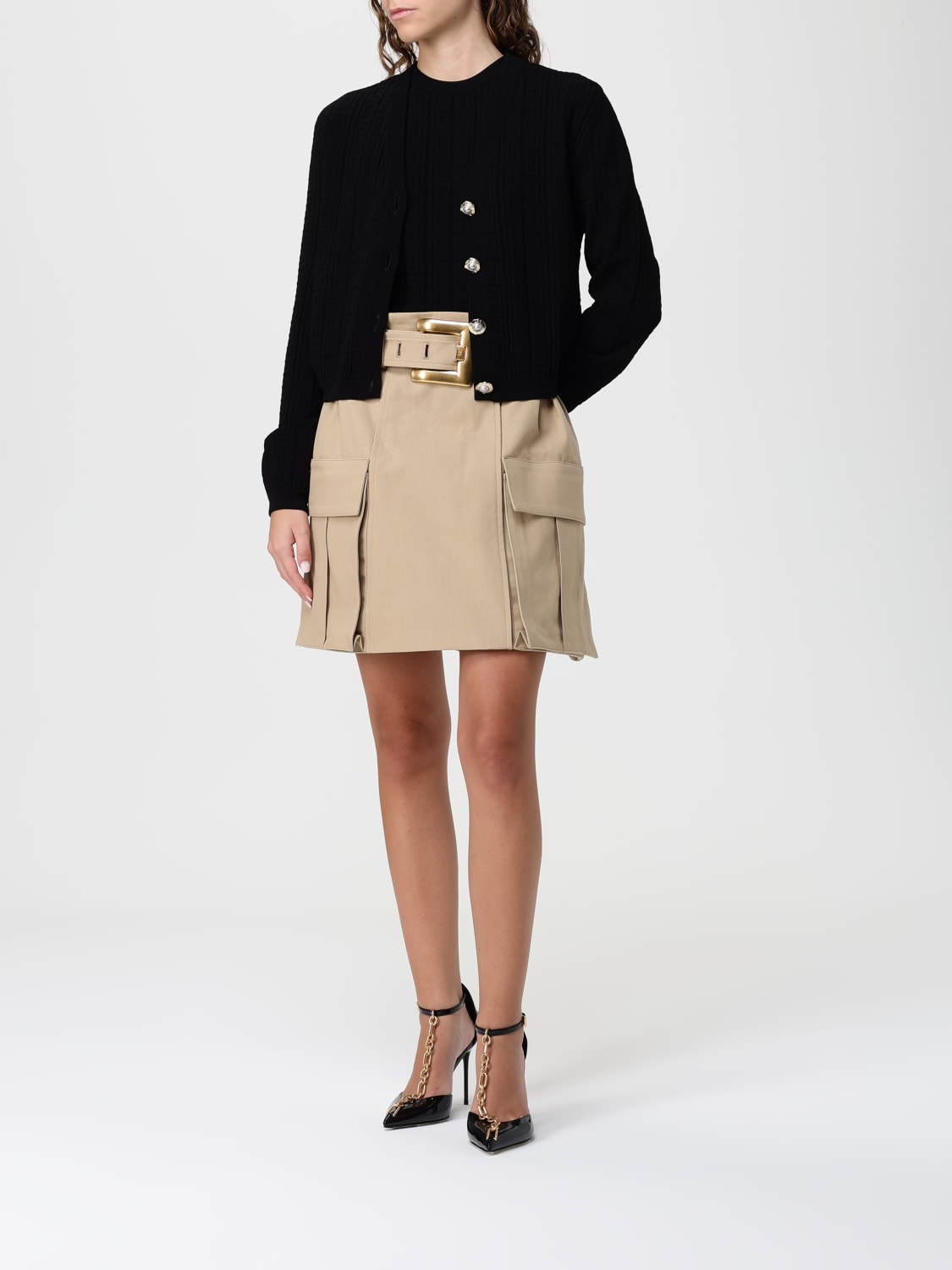 BALMAIN JERSEY: Jersey mujer Balmain, Negro - Img 2