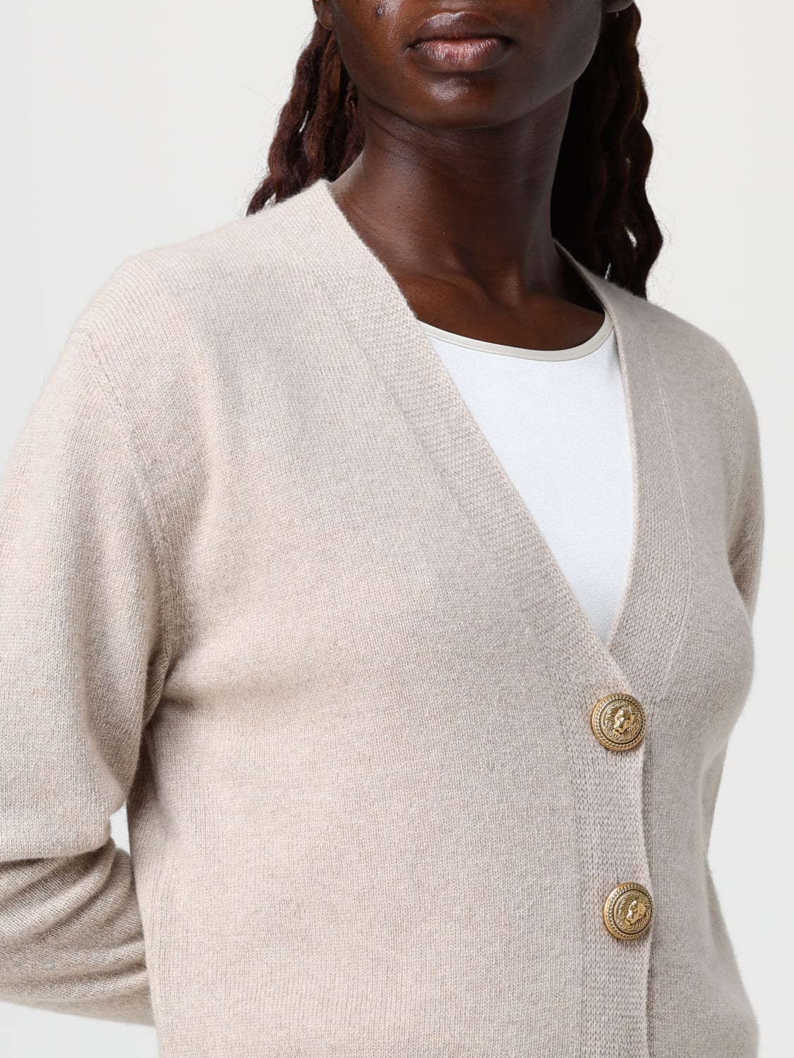 BALMAIN PULL: Pull femme Balmain, Beige - Img 5