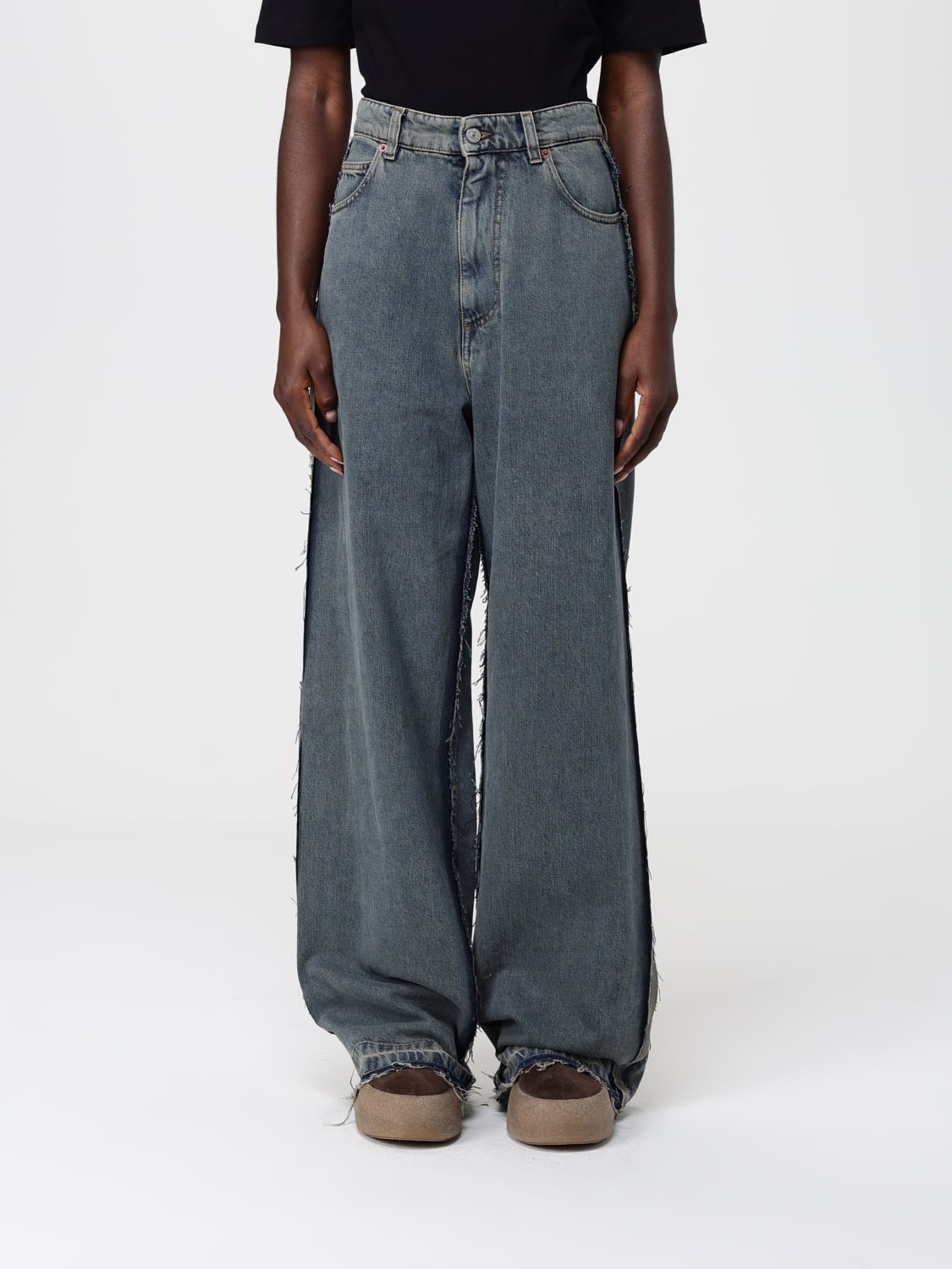 MM6 MAISON MARGIELA JEANS: Jeans woman Mm6 Maison Margiela, Blue - Img 1