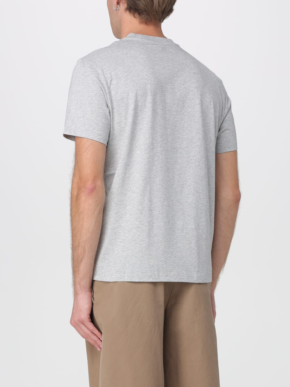 AMI PARIS T-SHIRT: T-shirt men Ami Paris, Charcoal - Img 3