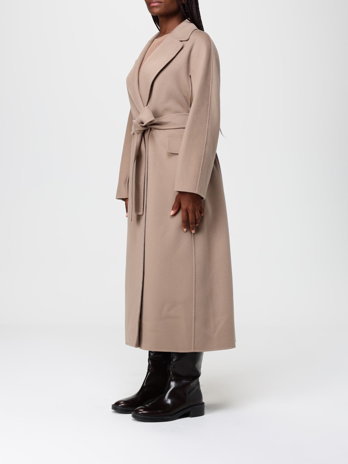MAX MARA COAT: Trench coat woman Max Mara, Beige - Img 3